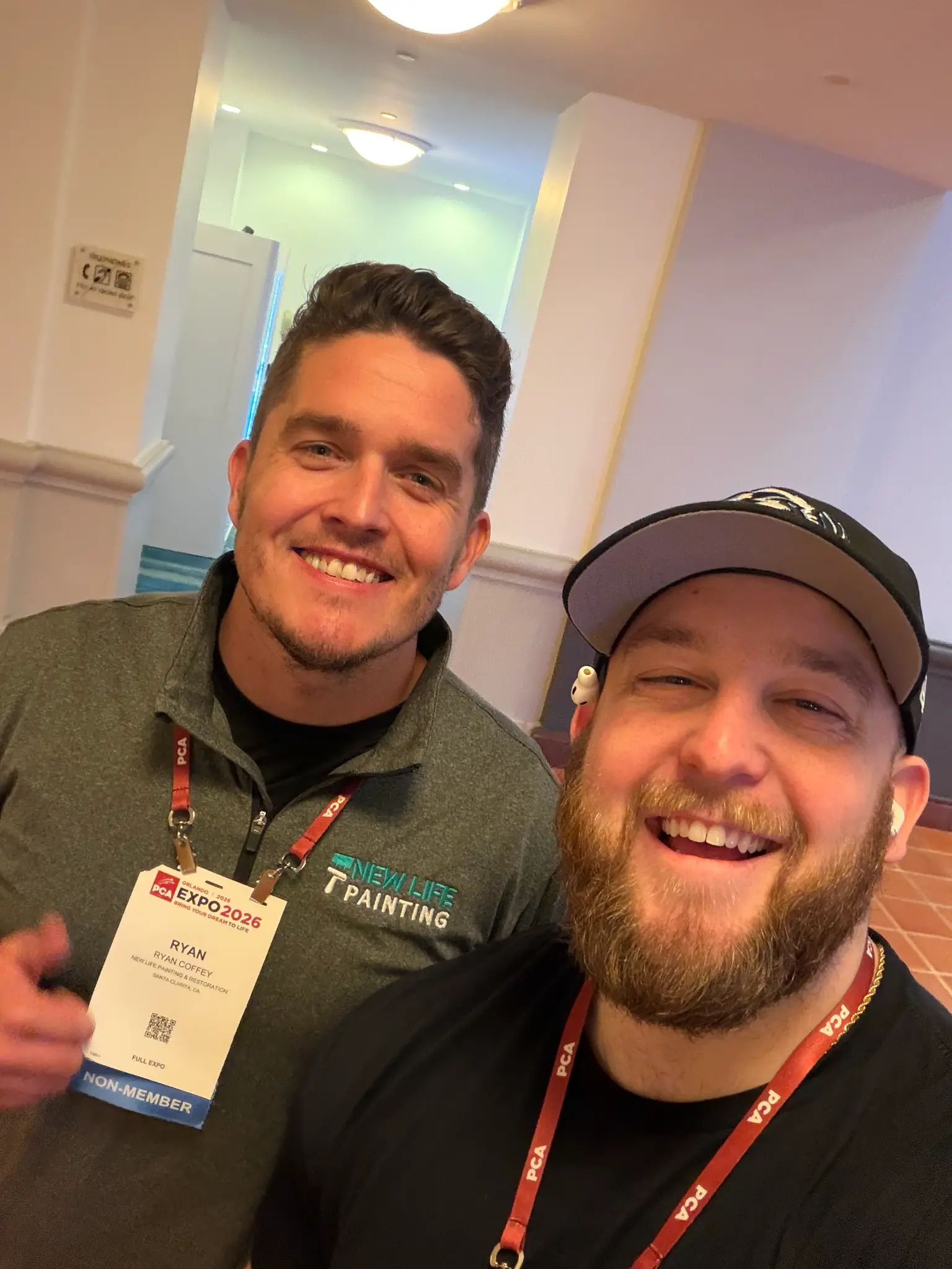 Daniel with Ryan Coffey, New Life Painting